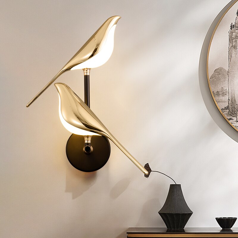 AvianGlow | Chic Modern Bird-Inspired Wall Sconce Lighting Fixture 2