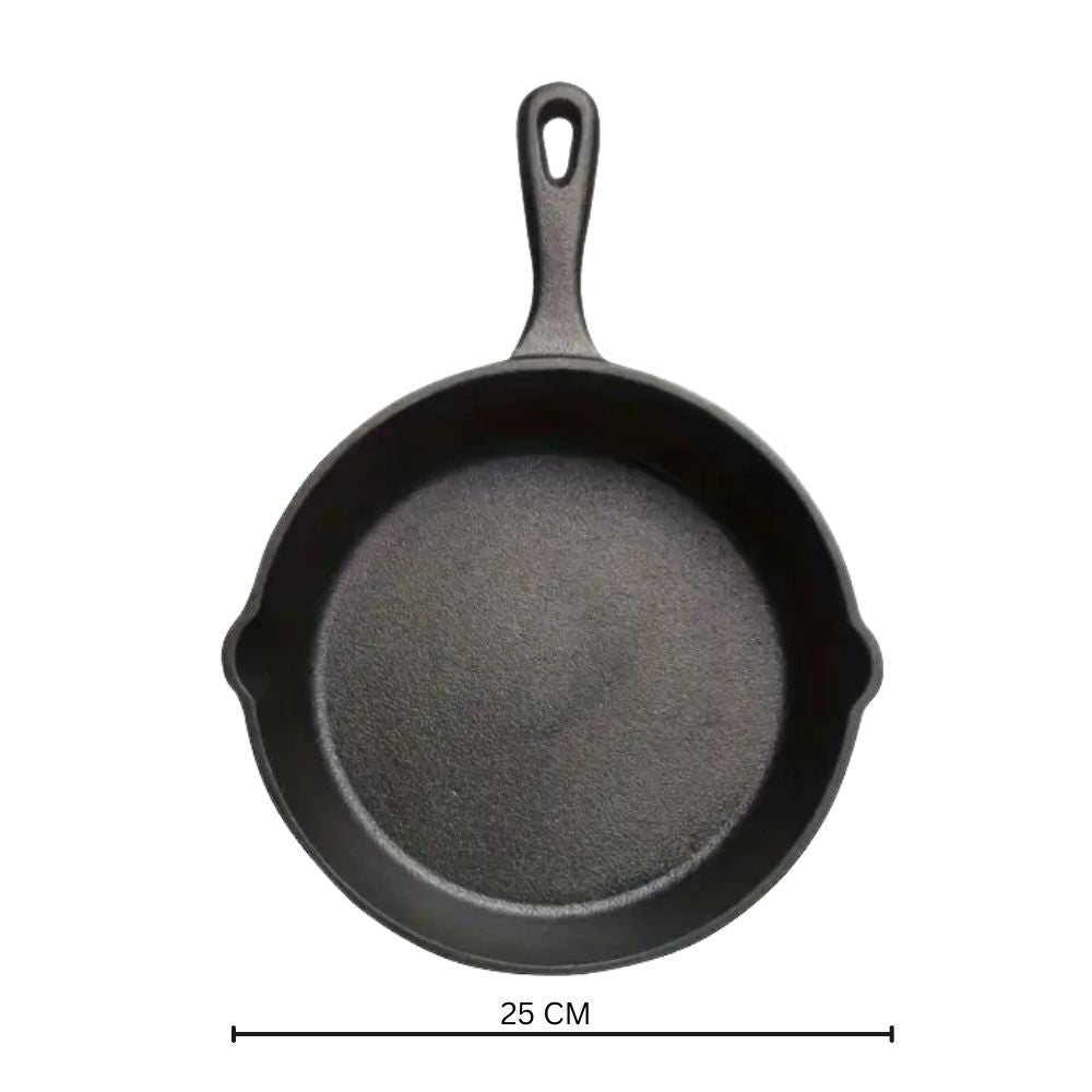 Black Cast Iron Frying Pan 7