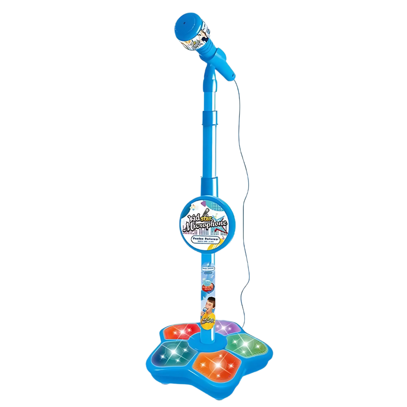 Kids Light-Up Karaoke Microphone Speaker Toy