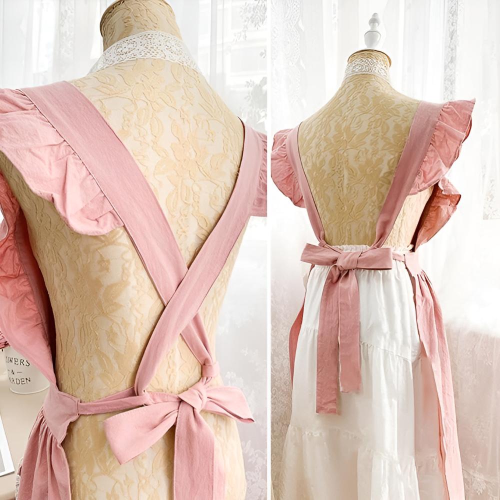 Blush Belle Ruffle Apron 2