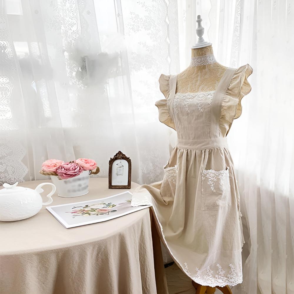 Blush Belle Ruffle Apron 3