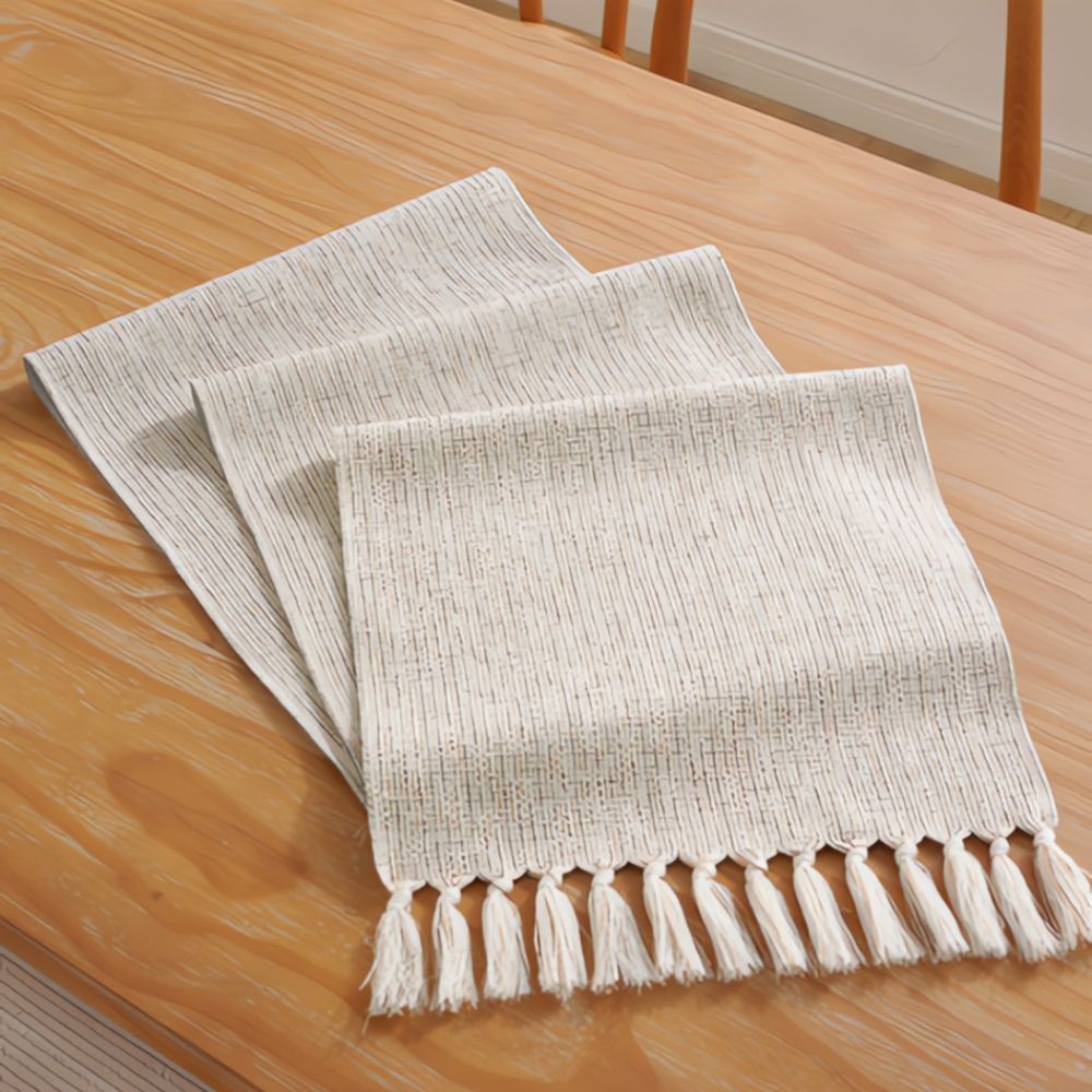 Boho Woven Dining Table Runner 0