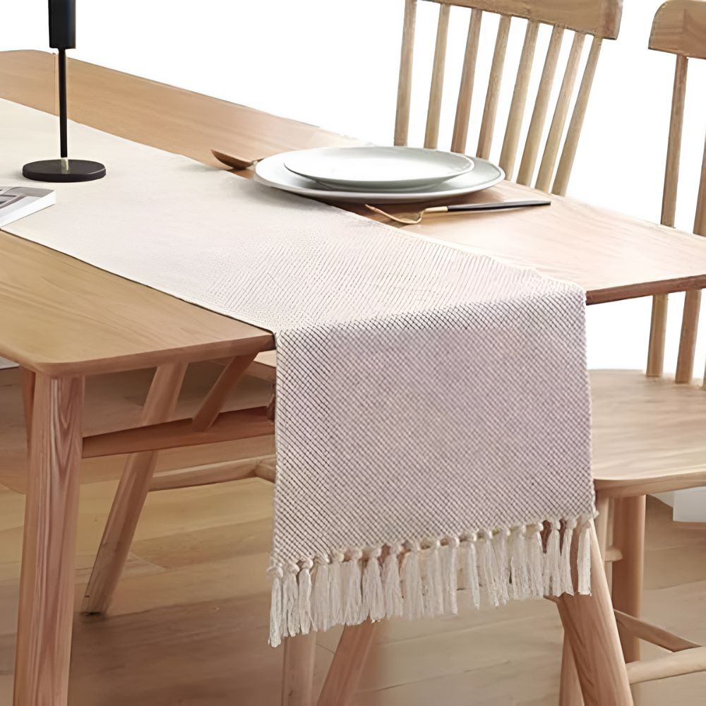 Boho Woven Dining Table Runner 2
