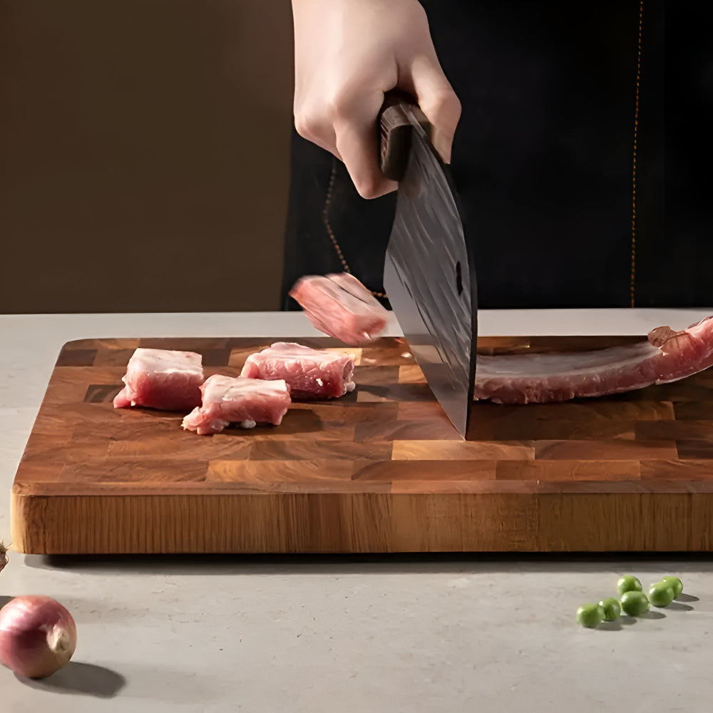 Checkerboard Wooden Cutting Board 2
