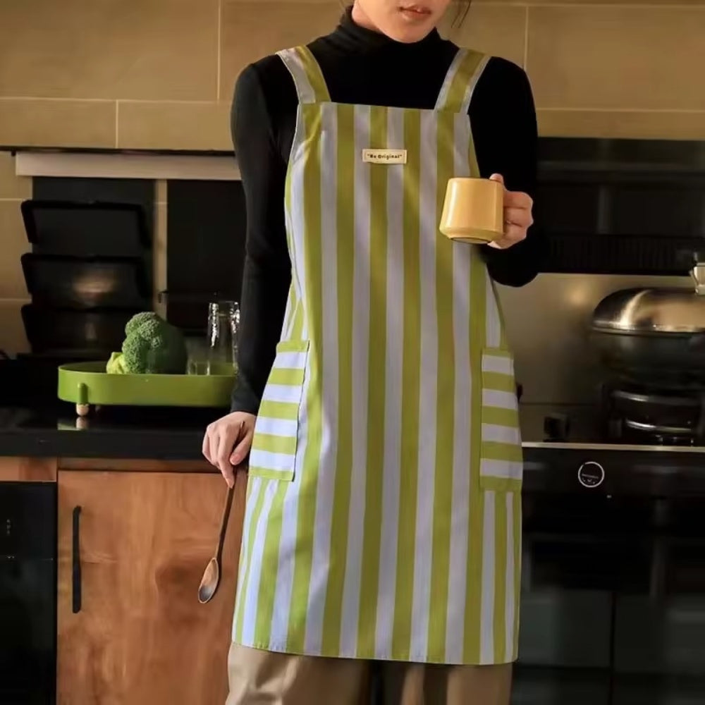 Classic Everyday Line Striped Apron 0