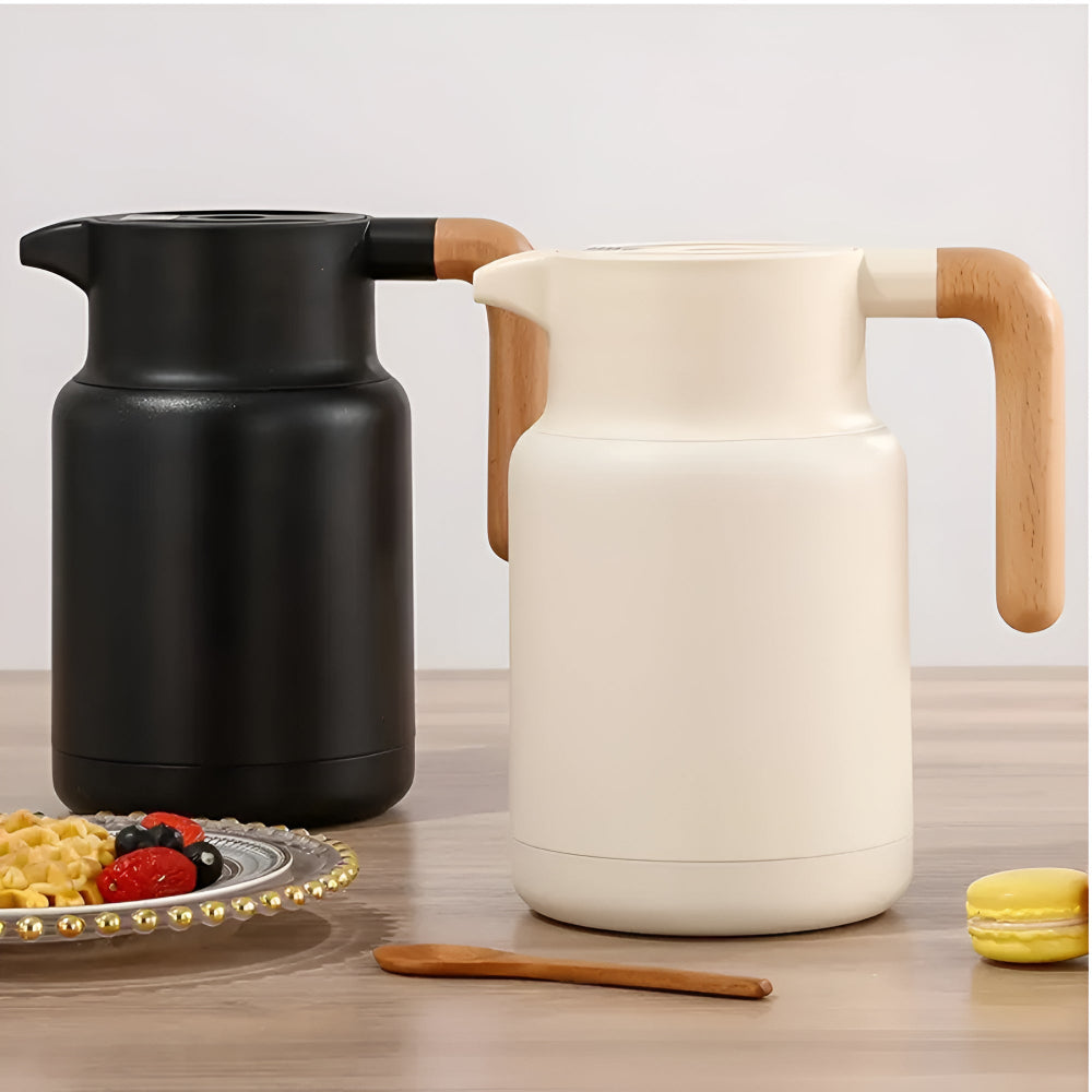 Classic Wooden Handle Thermal Carafe 1