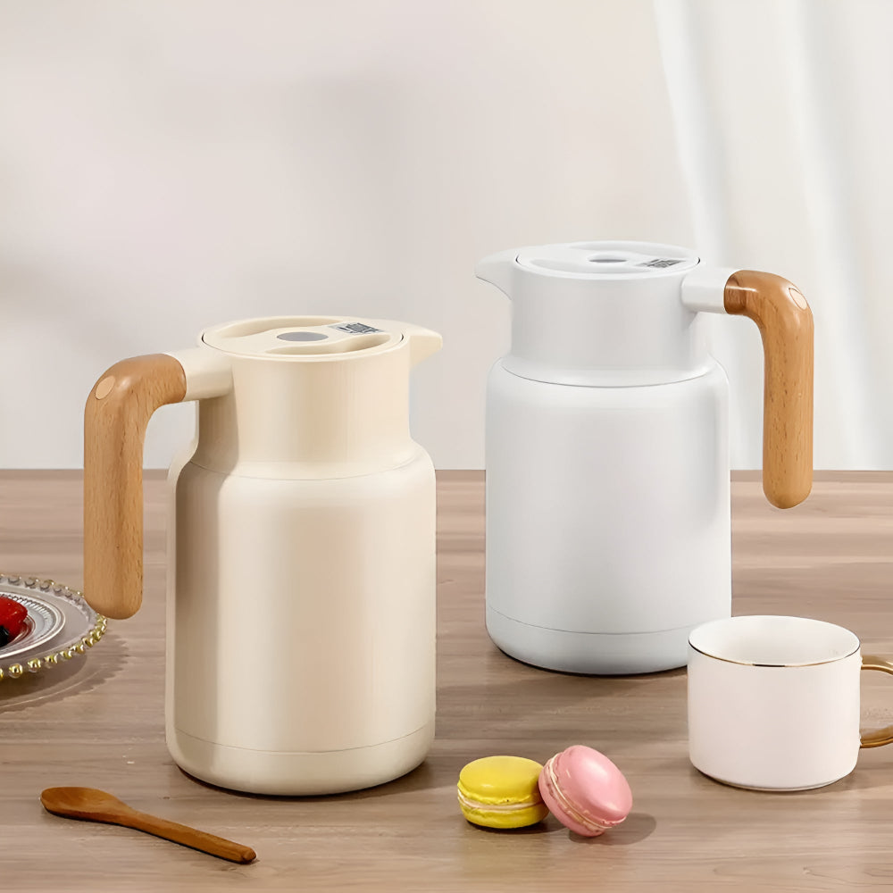 Classic Wooden Handle Thermal Carafe 5