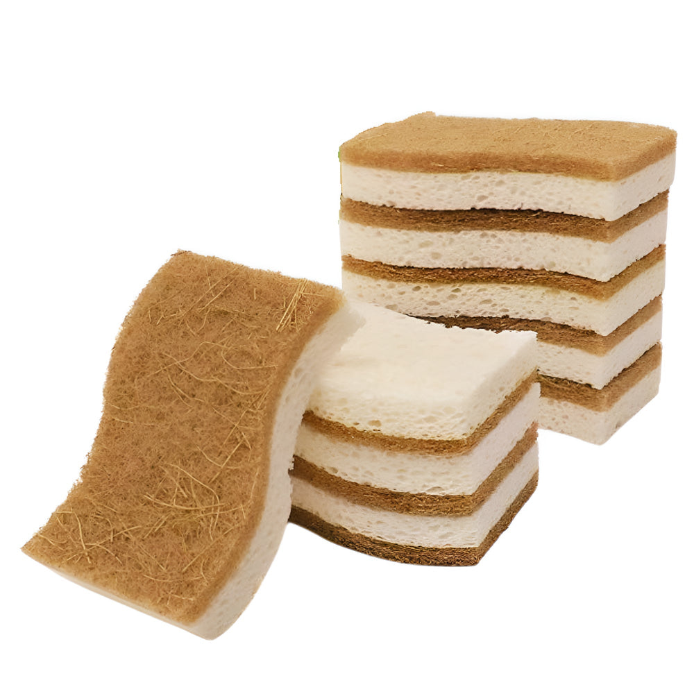 Coconut Fibre Natural Dish Sponge 8
