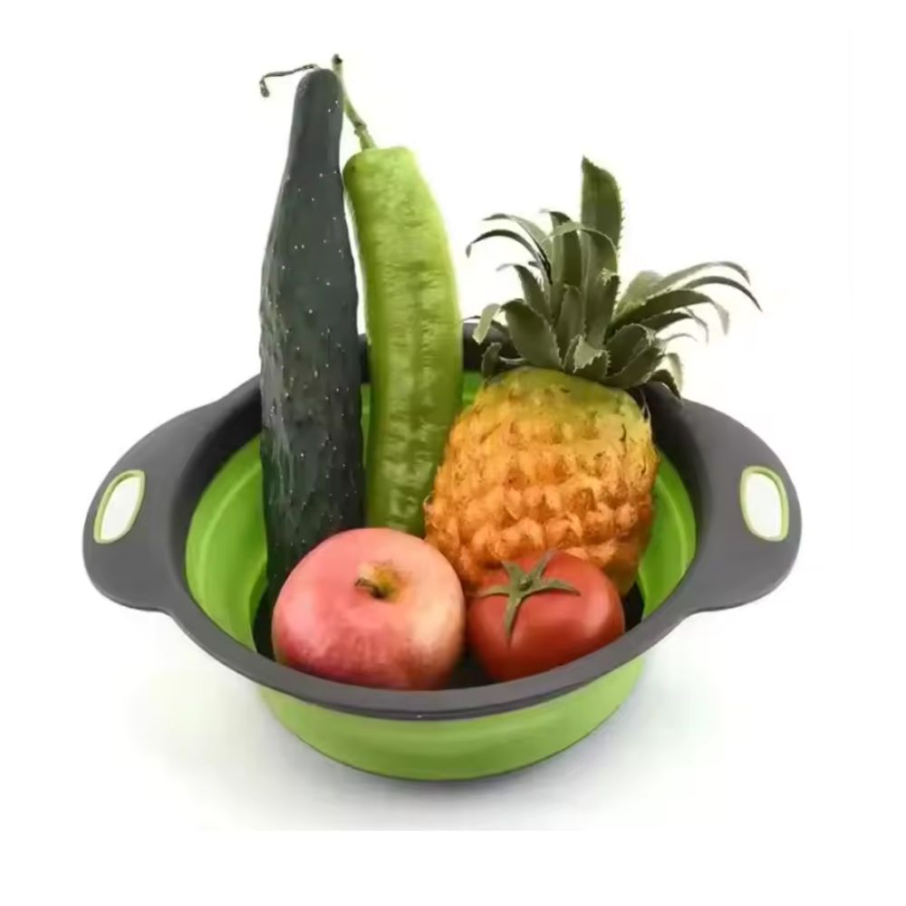 Collapsible Silicone Strainer Basket 4