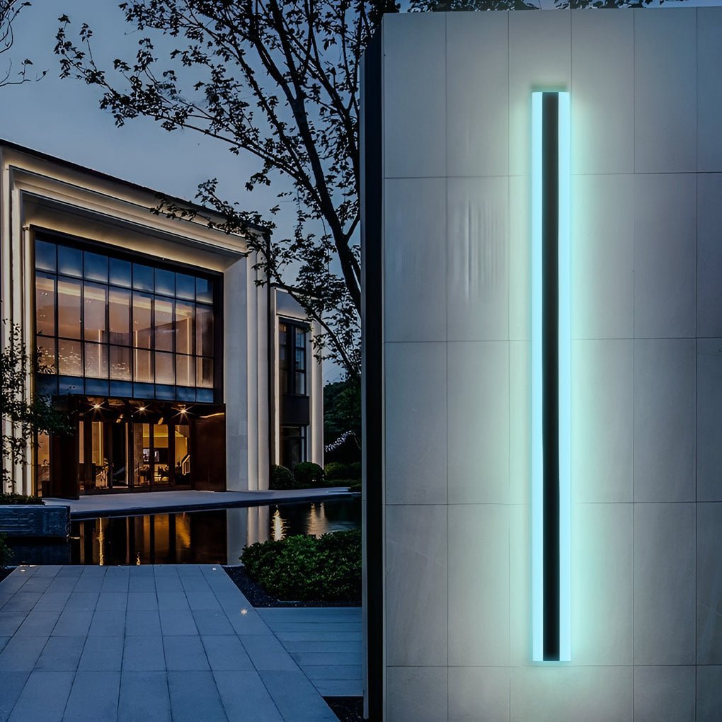 Contemporary Black Outdoor Wall Light | Dimmable LED Design with Colour-Changing Features for Stylish Outdoor Ambiance 4