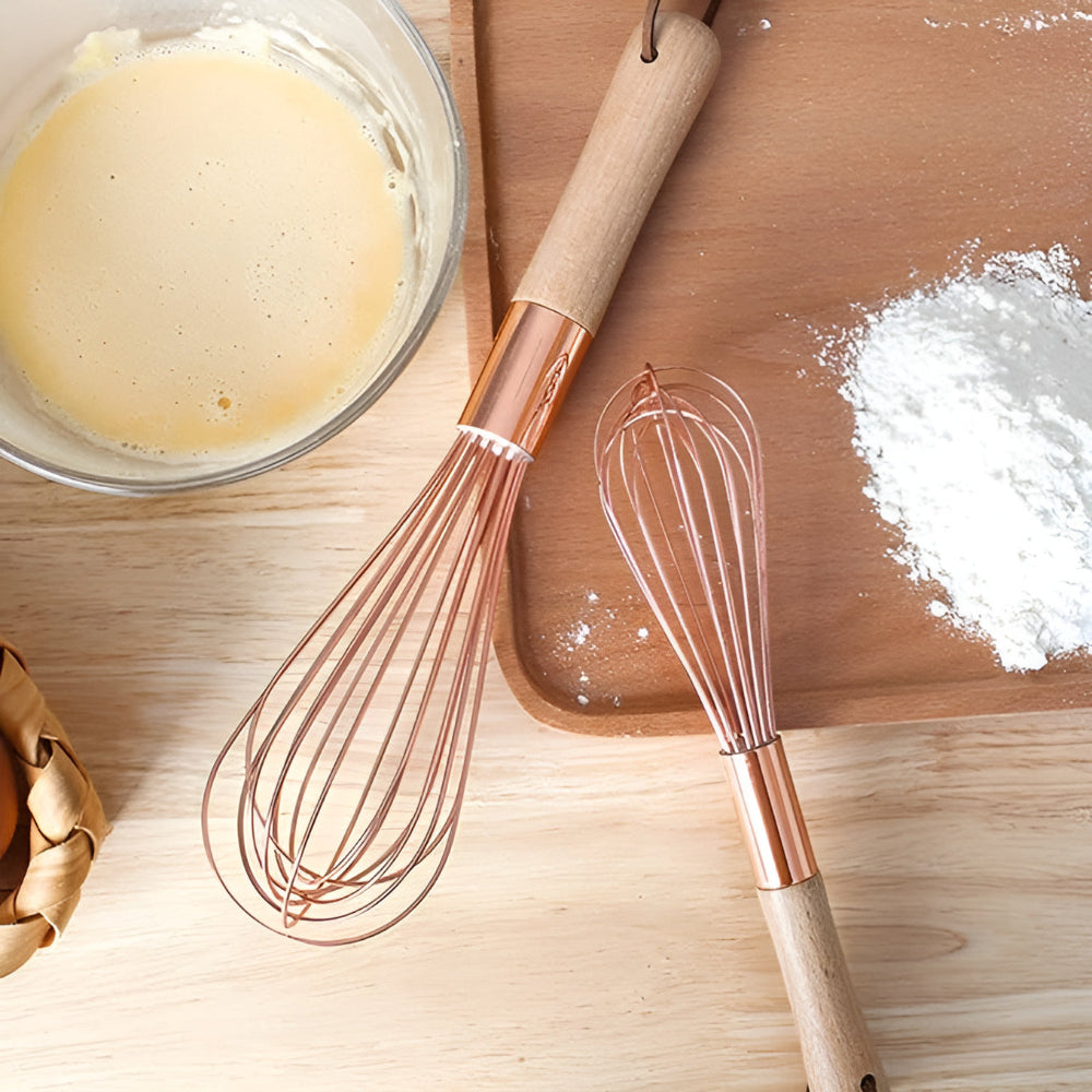 Copper Luxe Kitchen Whisk 0