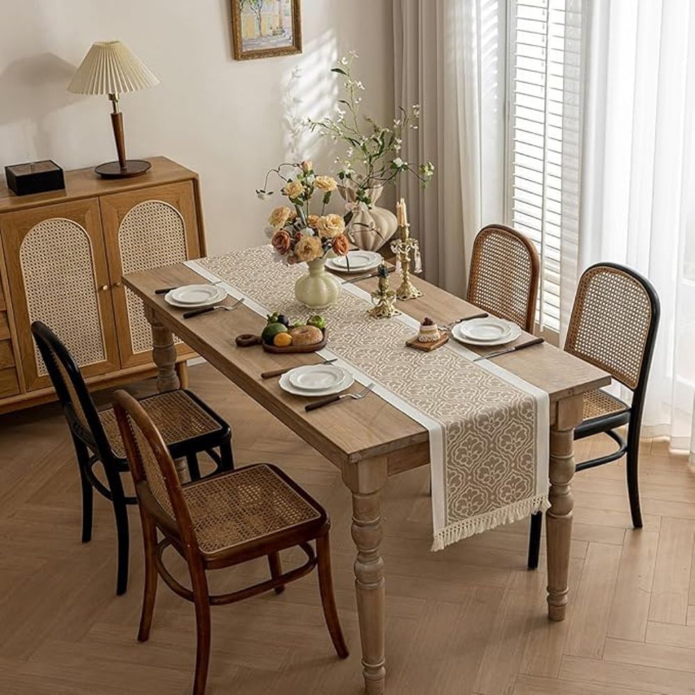 Damask Dune Table Runner 1