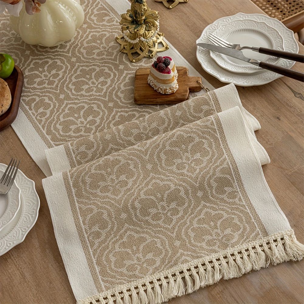 Damask Dune Table Runner 4