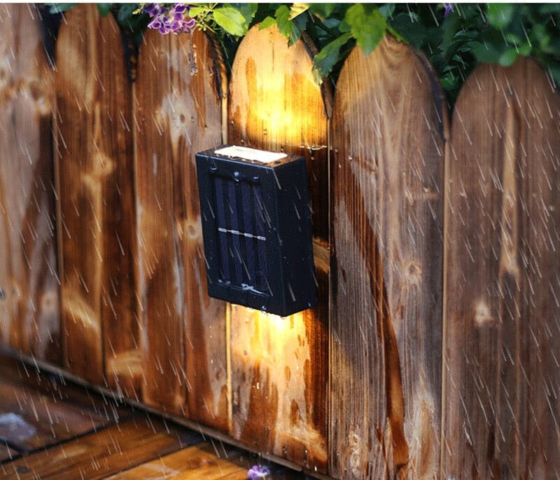 EcoGlow | Outdoor Solar Wall Light with Automatic Dusk-to-Dawn Sensor | Modern Design for Energy-Efficient Illumination 4