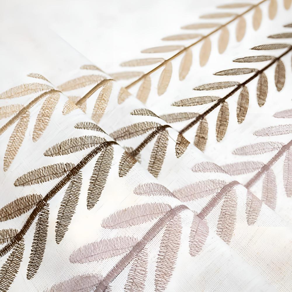 Elegance Leaves Embroidered Tablecloth 5