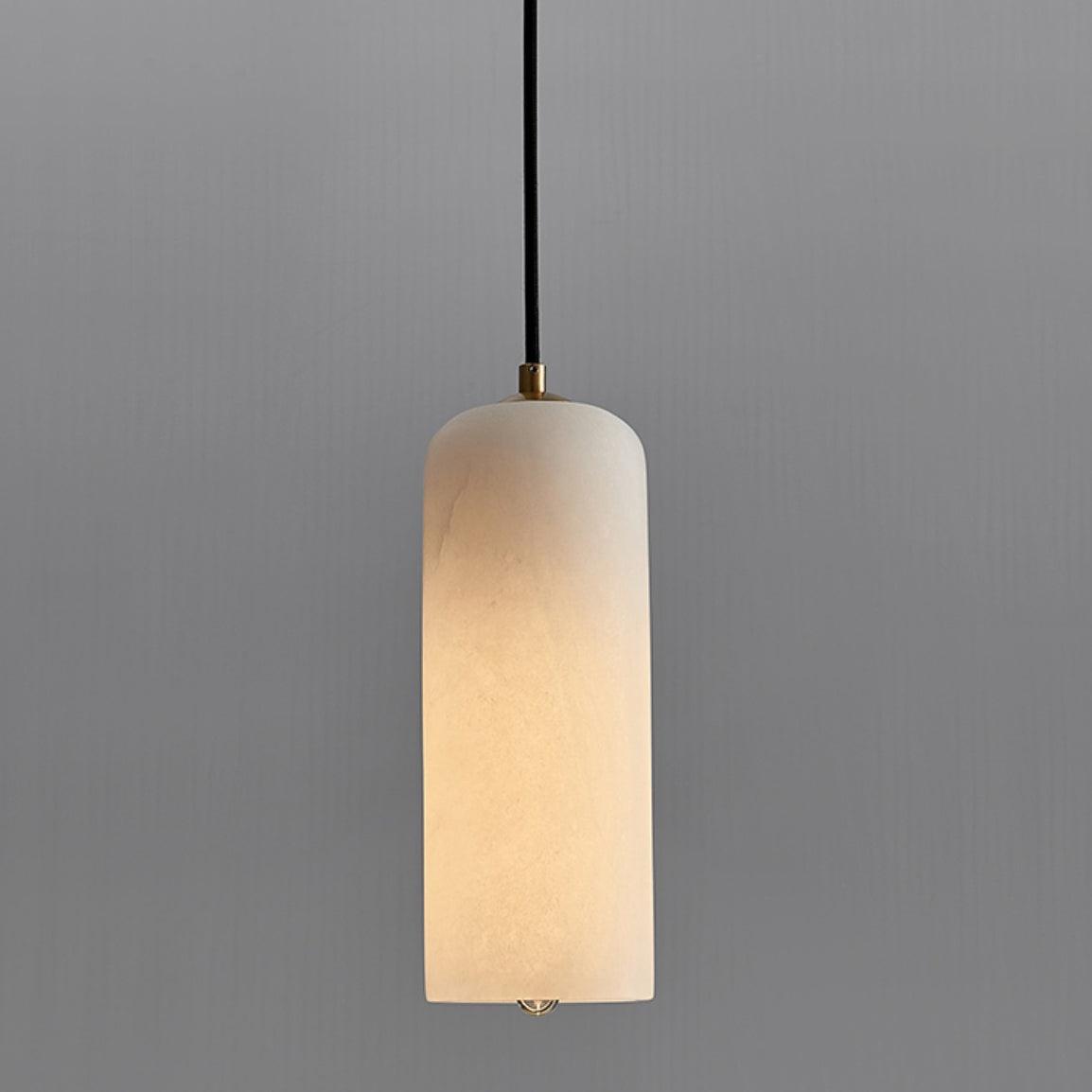 Elegant Alabaster Globe Pendant Light | Adjustable Height Hanging Light for Soft Illumination in Kitchen and Dining Spaces