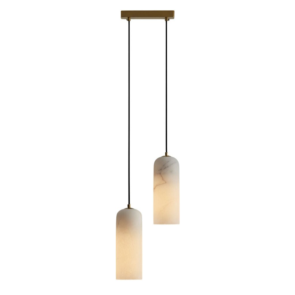 Elegant Alabaster Globe Pendant Light | Adjustable Height Hanging Light for Soft Illumination in Kitchen and Dining Spaces