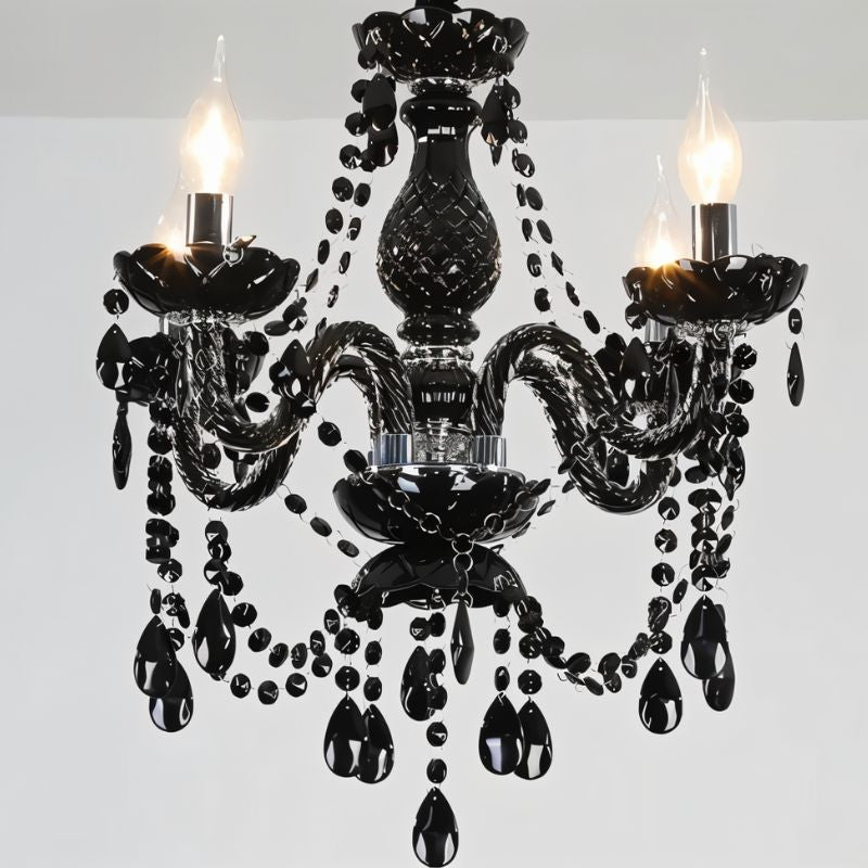 Elegant Modern Crystal Chandelier with Cascading Drops | Luxurious Lighting for Any Room