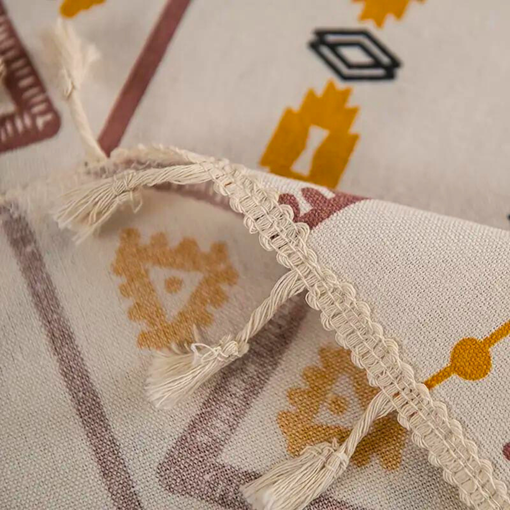 Exquisite Bohemian Tablecloth with Tassels 3