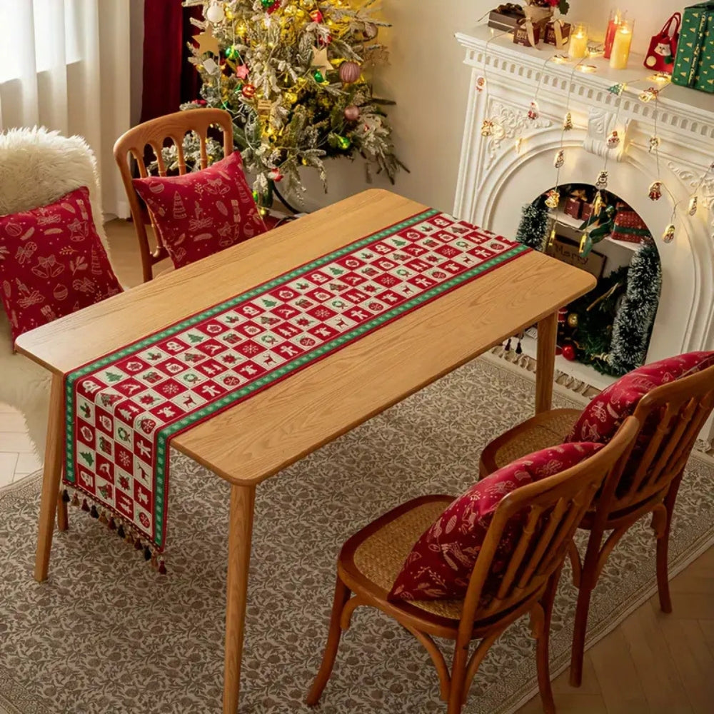 Festive Charm Holiday Table Runner 3