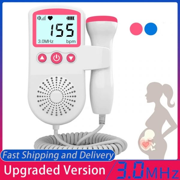 Fetal Doppler Monitor | Baby Heart Monitor with 3MHz Probe | Easy-to-Use Device for Expectant Mothers 5