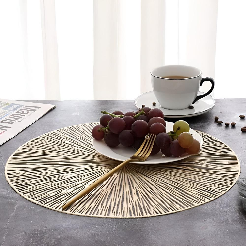 Firework Metallic Table Mat 1