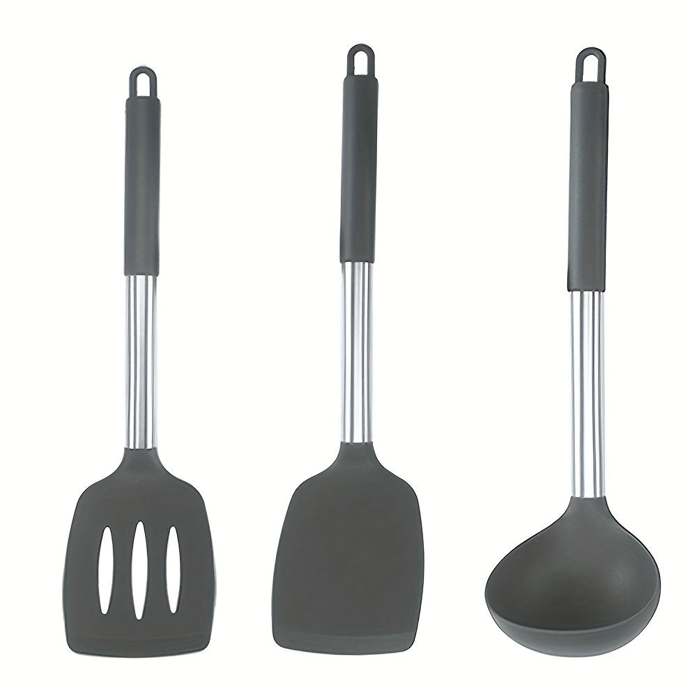 FlexiChef Silicone Kitchen Utensil Set | 3pcs 6