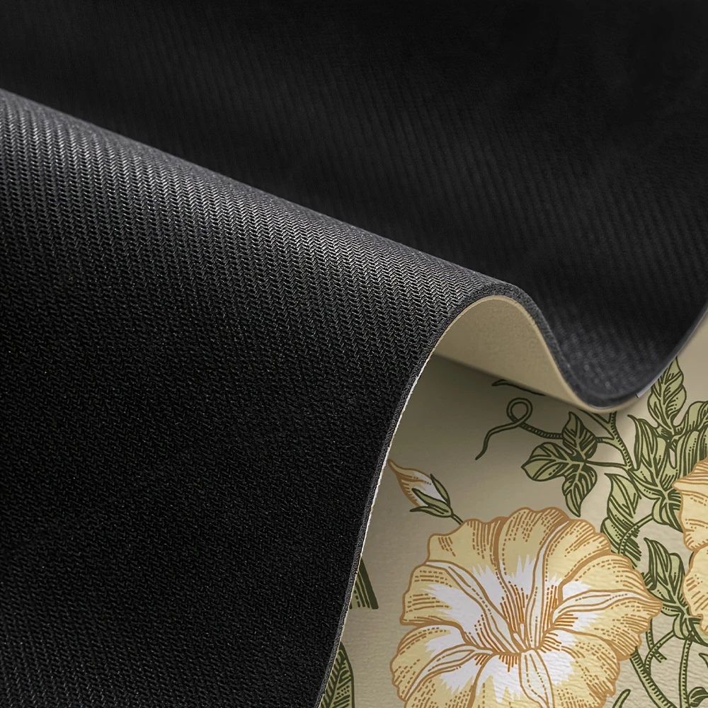 Floral Quick-Dry Kitchen Mat 2