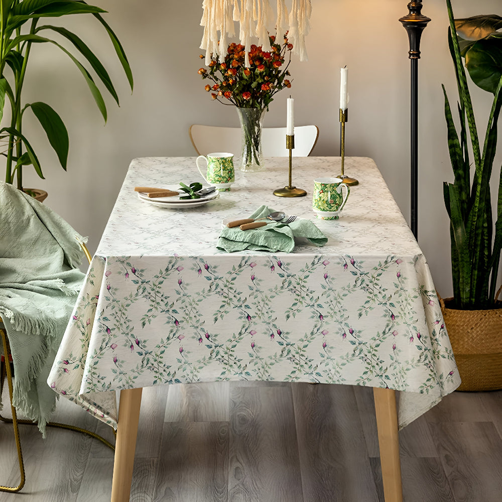 Floral Whisper Table Cloth 0