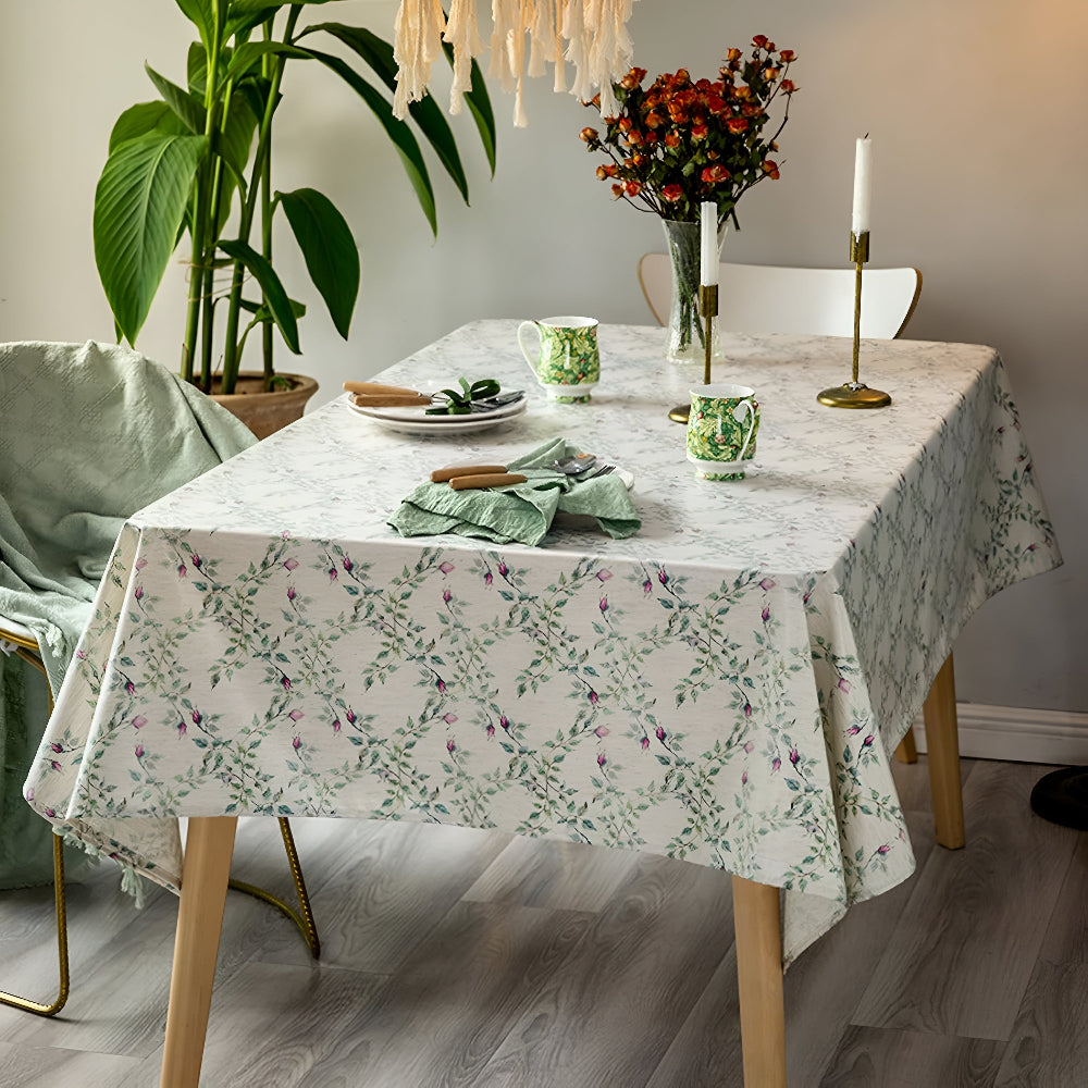 Floral Whisper Table Cloth 1