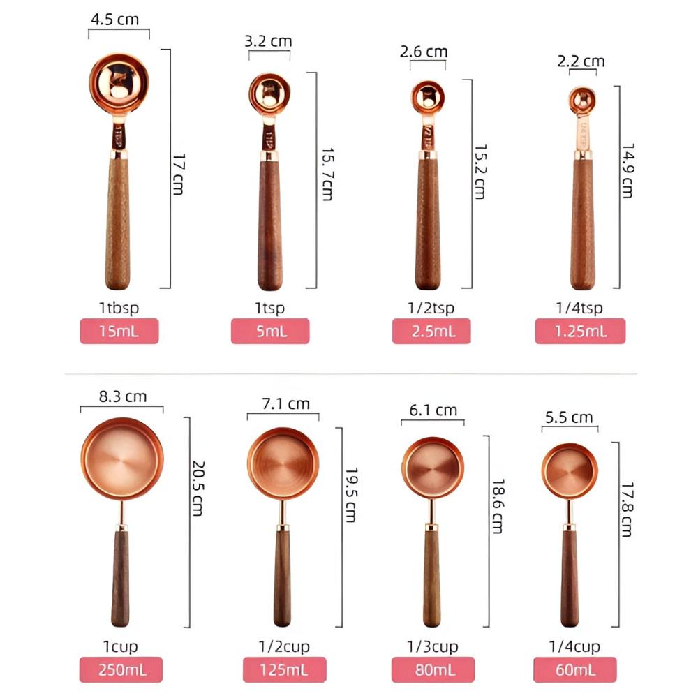 Gleam Copper Measuring Set 6