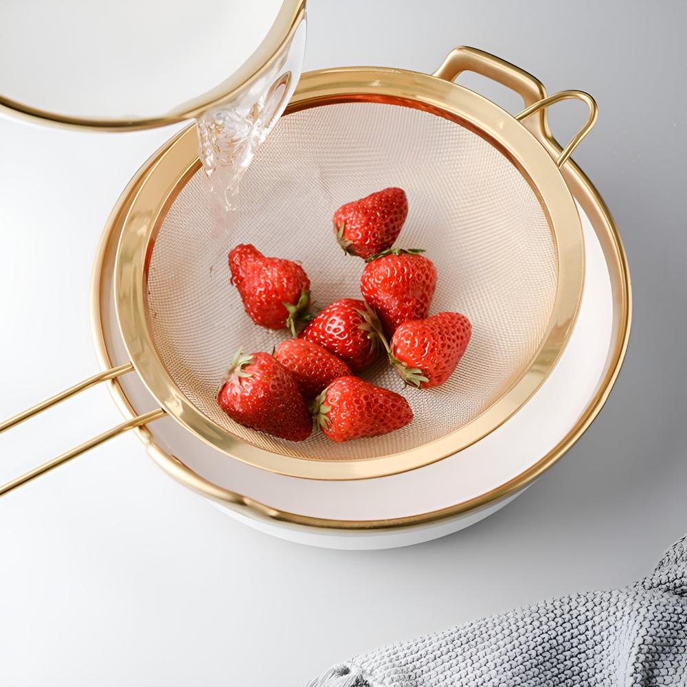 Gold Fine Mesh Strainer 3
