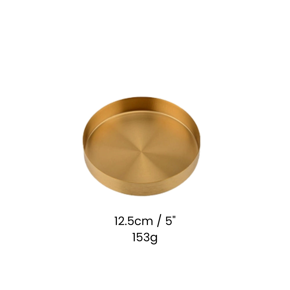Gold Stainless Steel Tray 0