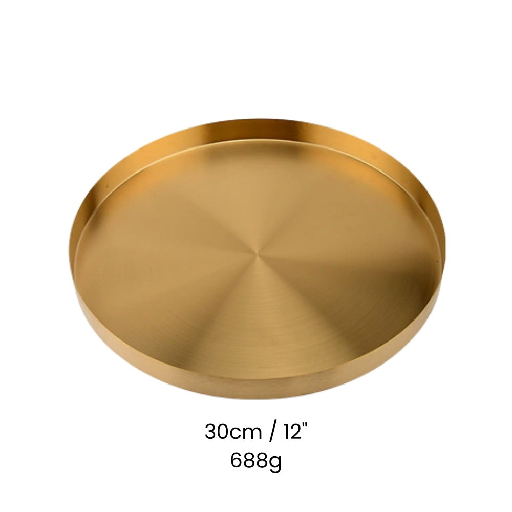 Gold Stainless Steel Tray 3