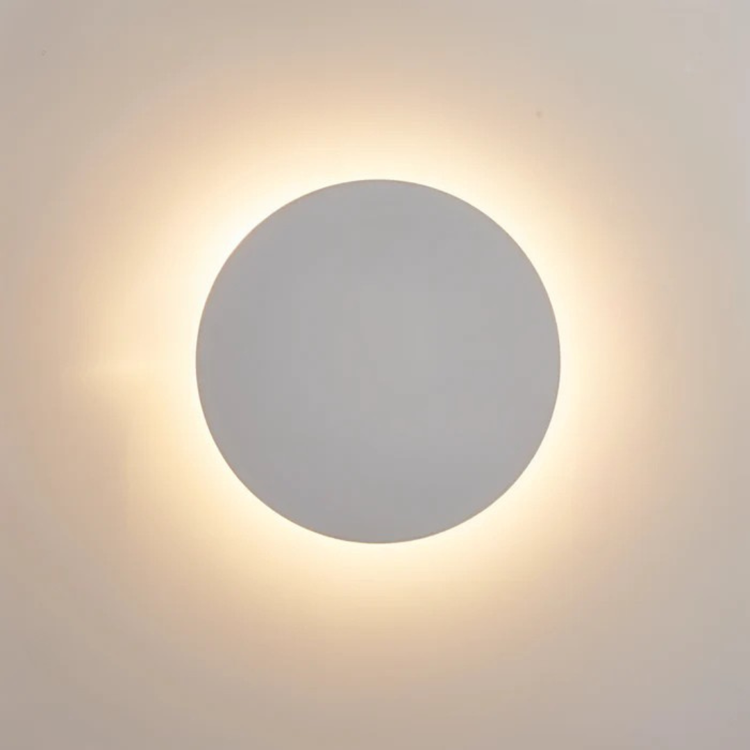 Halo Collection | Wall Light Sconce with Layered Disc Design | Modern Illumination for Cozy Spaces