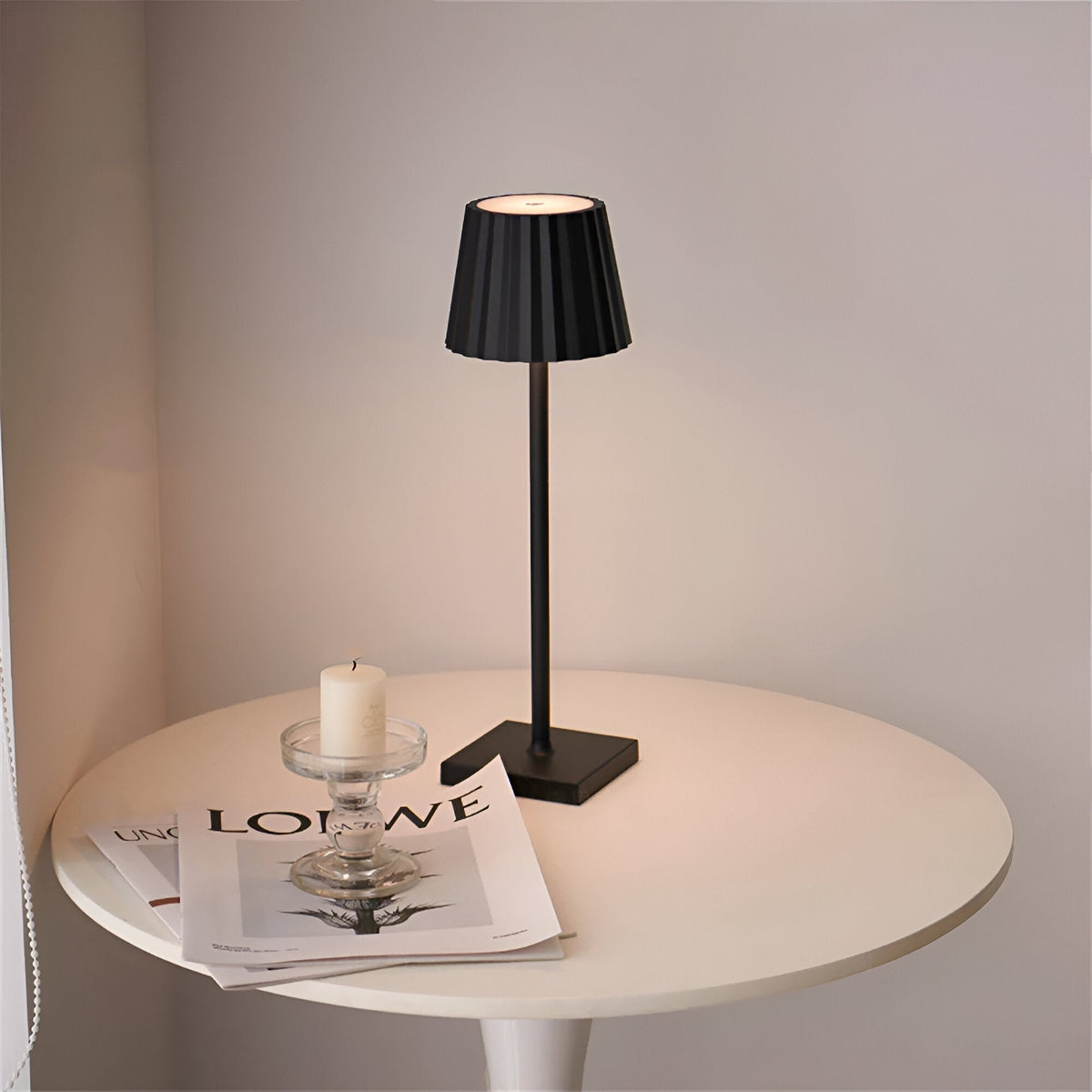 LED Cordless Table Lamp | Touch-Dimmable Modern Design