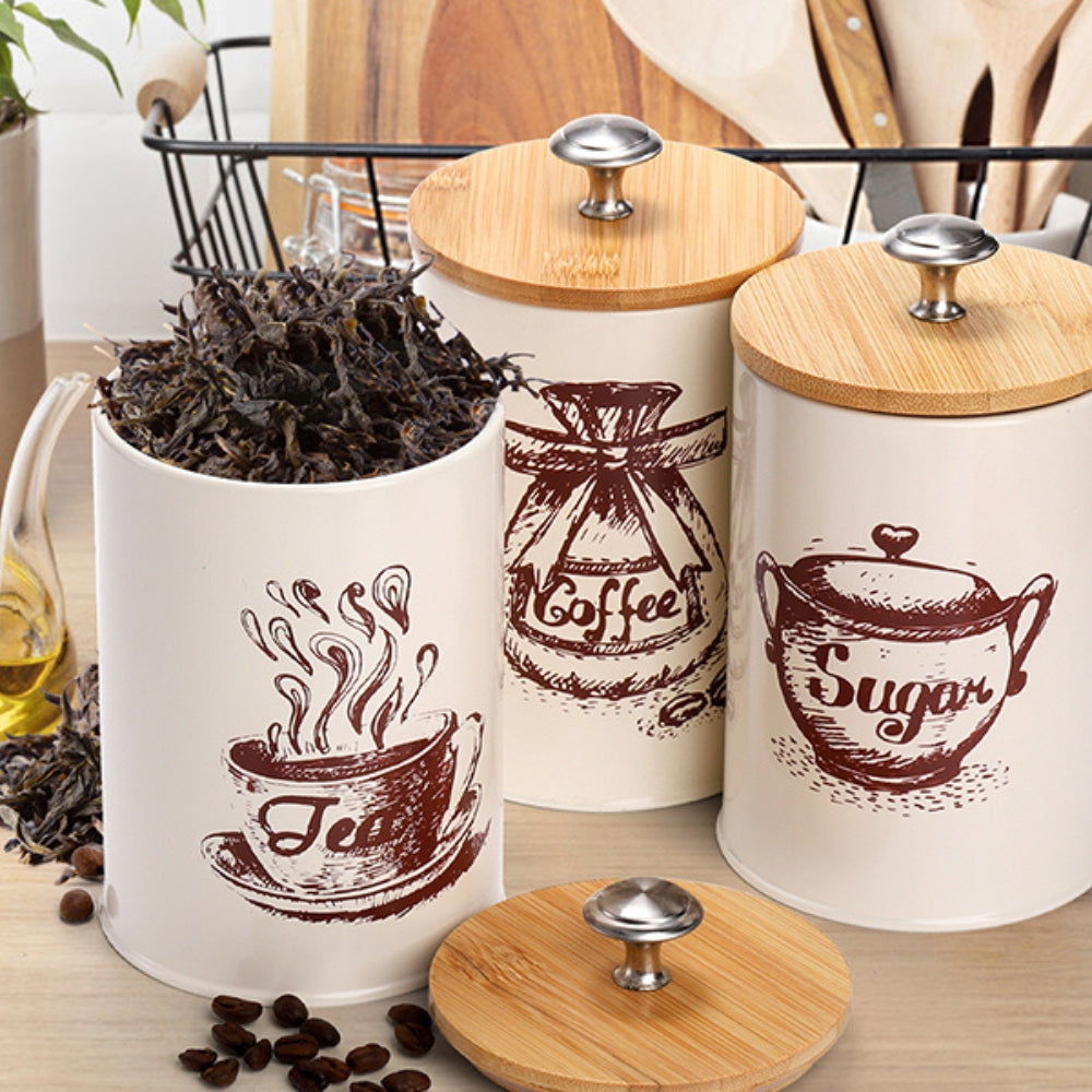 Iron Airtight Storage Canister | 3pcs Set 4