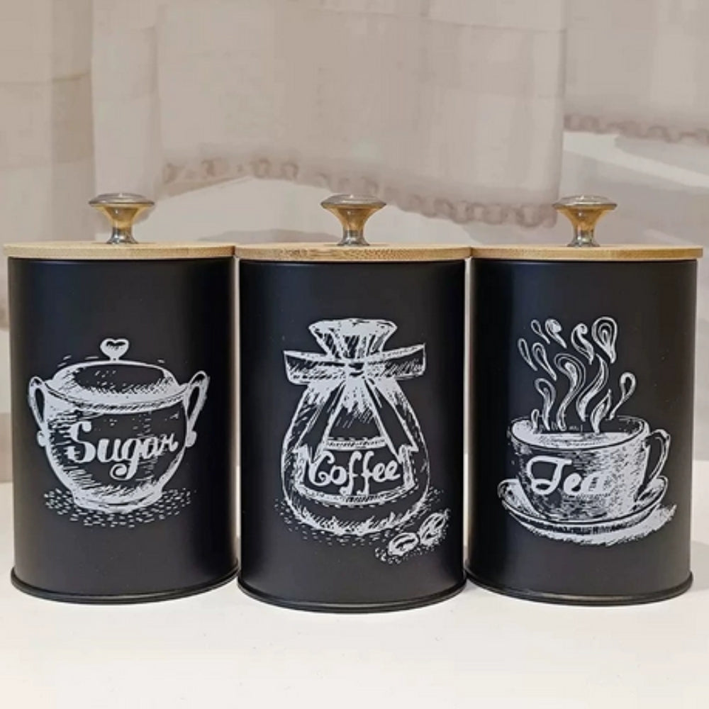 Iron Airtight Storage Canister | 3pcs Set 6