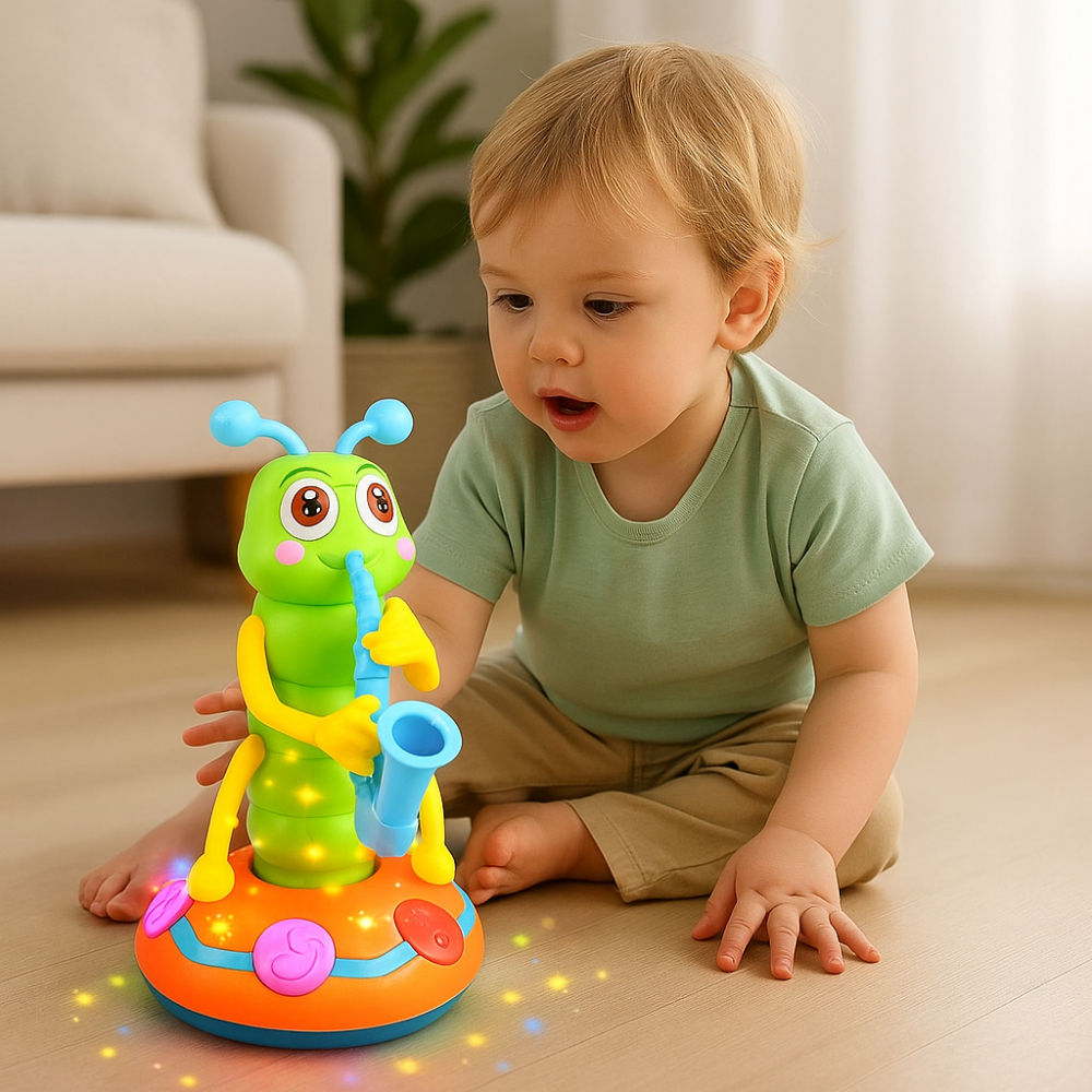 Toddler Musical Dancing Caterpillar Light-Up Toy