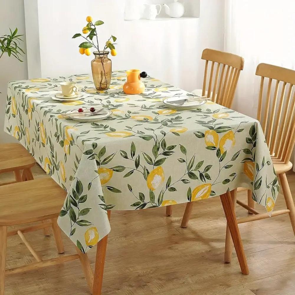 Lemon Leaf Tablecloth 3