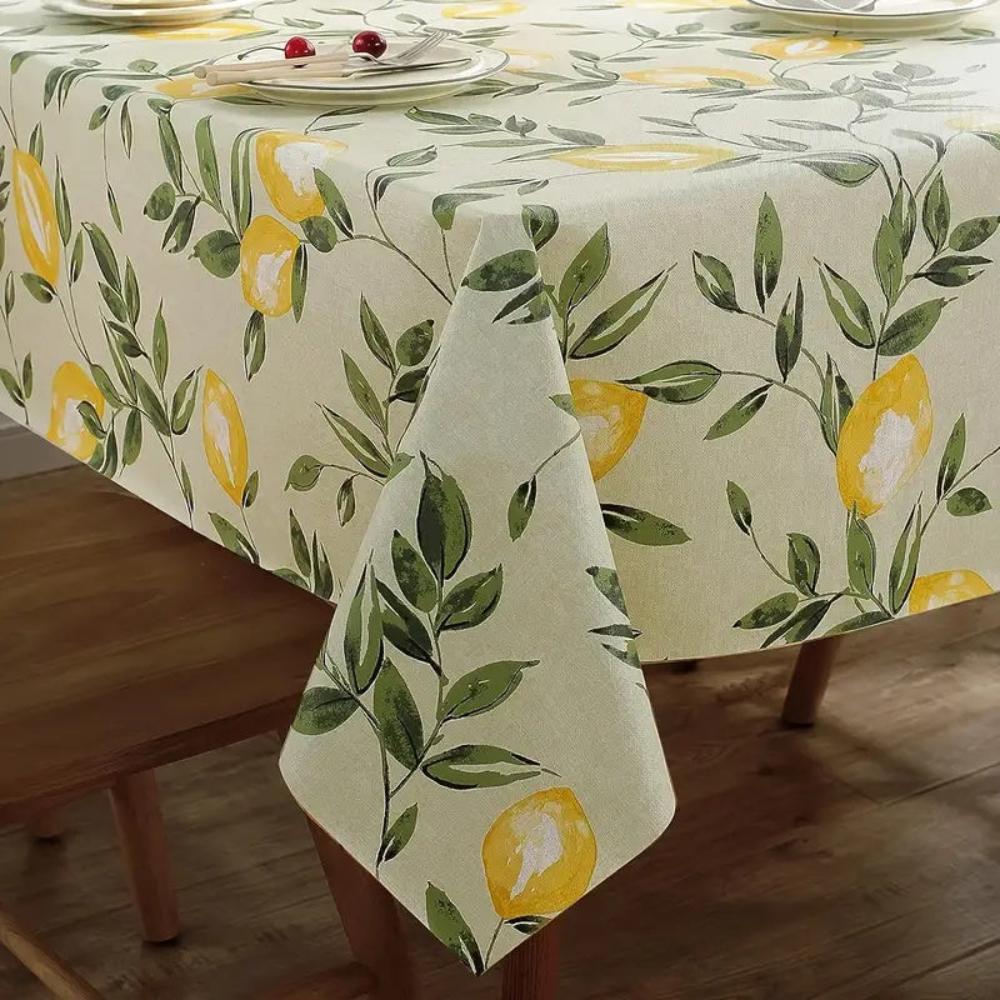 Lemon Leaf Tablecloth 5