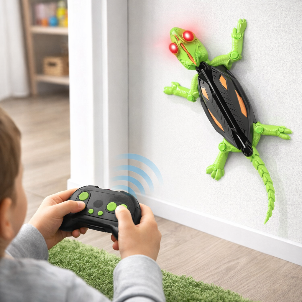 Wall Climbing Remote Control Lizard Toy