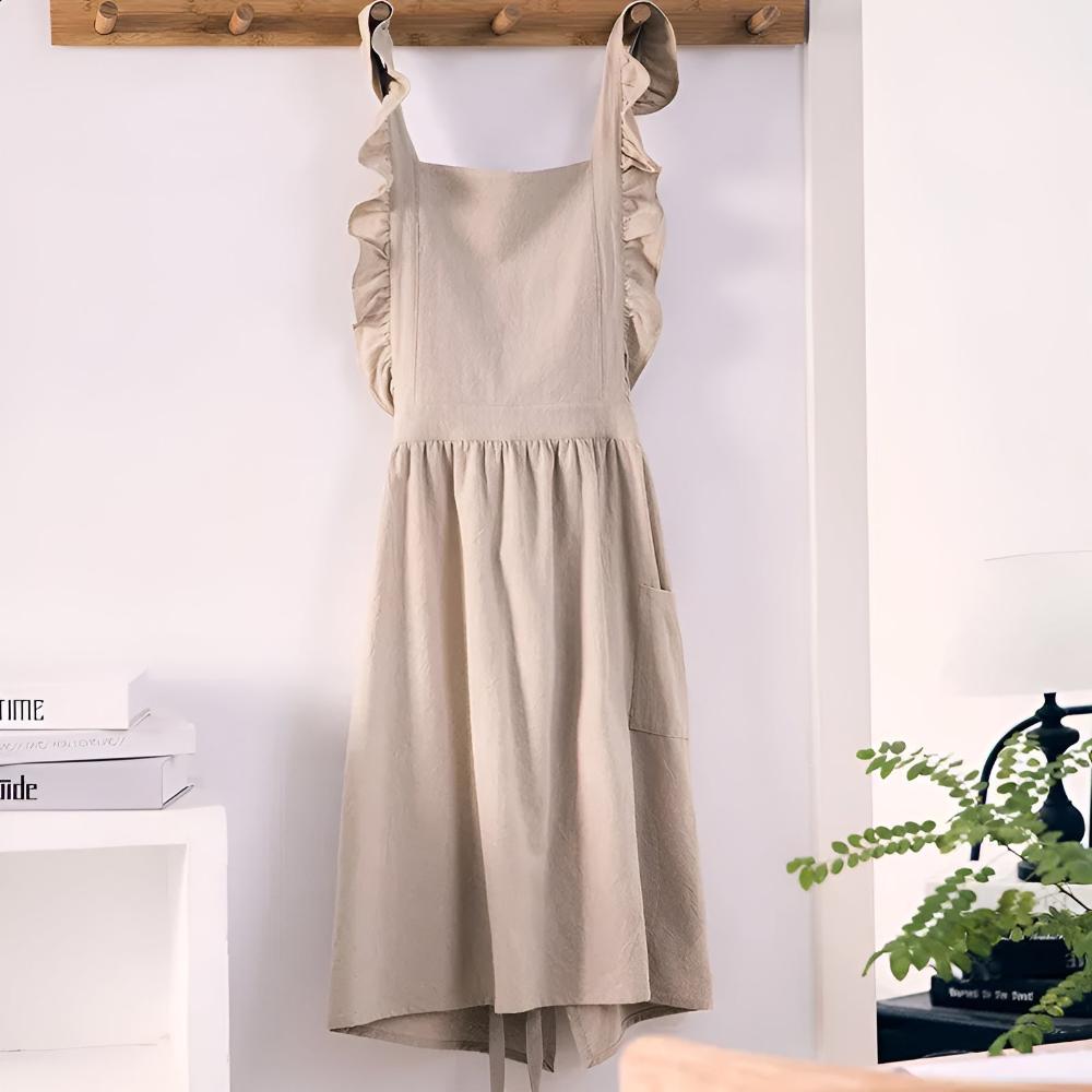 Lotus Leaf Lace Apron 8