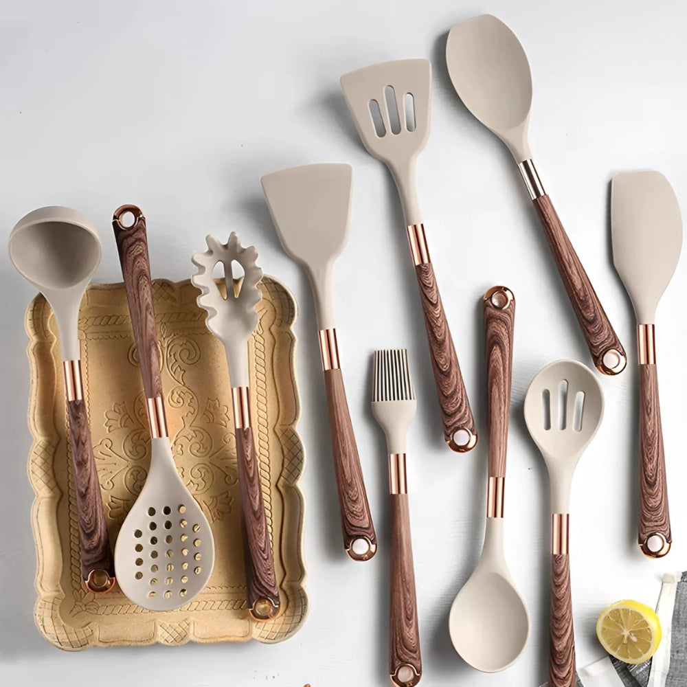 Luxe Silicone Cooking Utensils | 10 Pcs Set 7