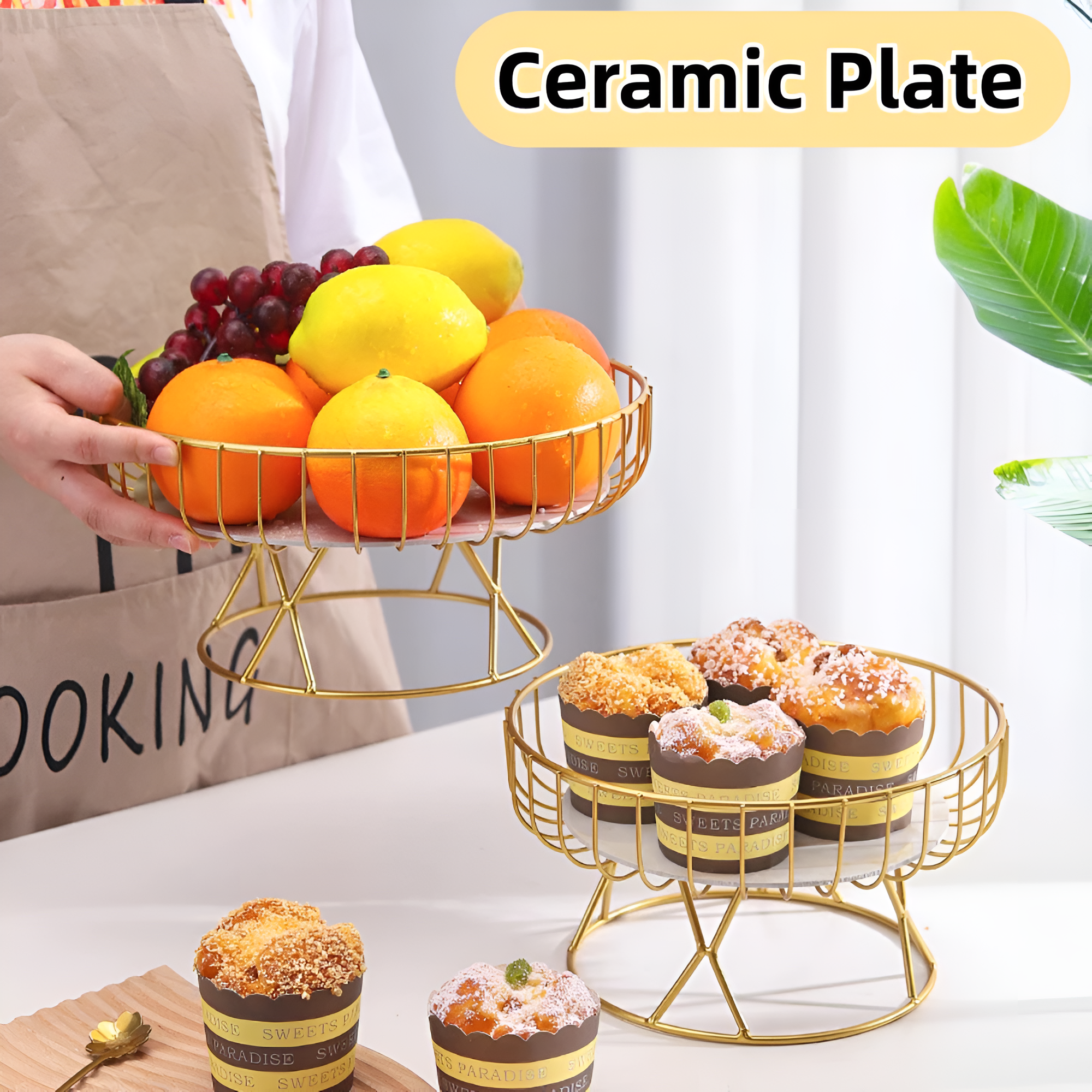 Luxury Ceramic Marble Serving Tray 4