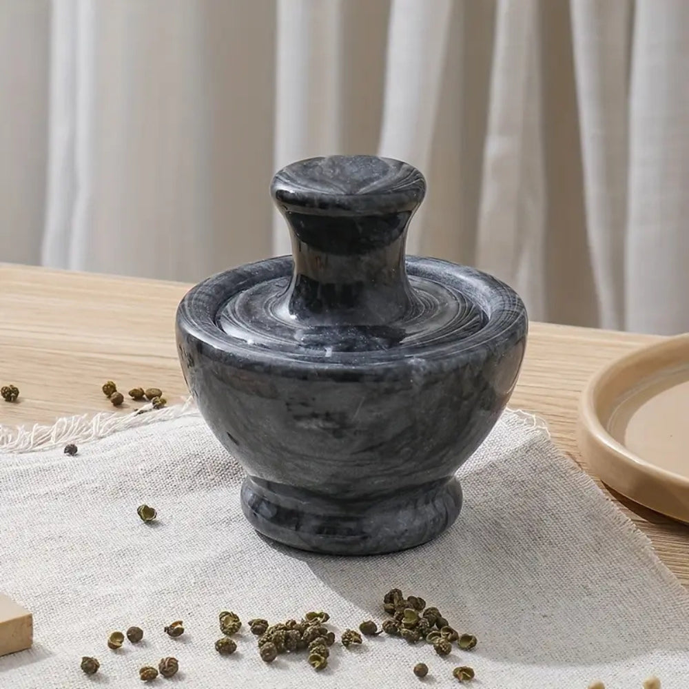 Marble Mortar & Pestel Spices Grinder 2