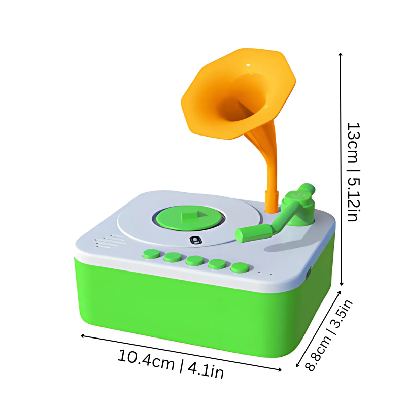 Kids Gramophone Story And Music Card Player