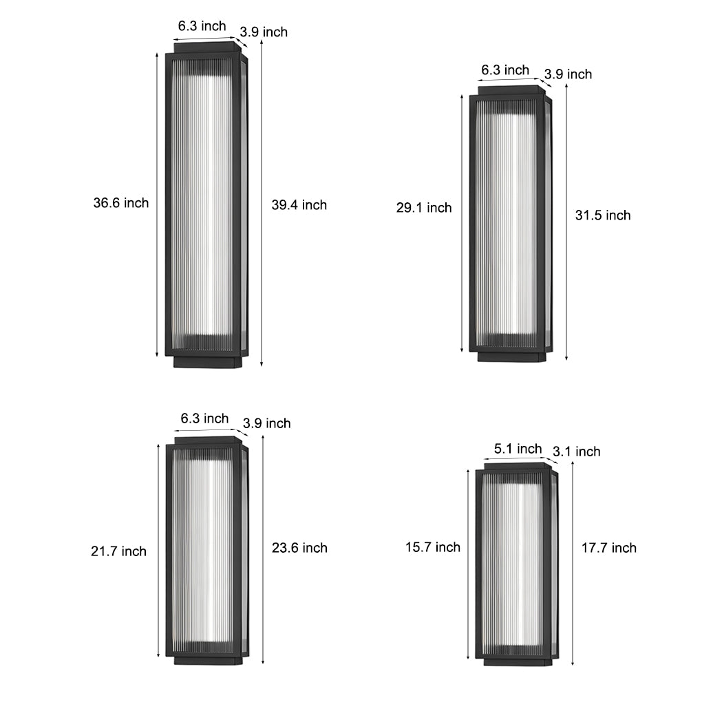 Modern LED Outdoor Wall Light with Waterproof Design | Durable Stainless Steel Fixture for Stylish Illumination 8