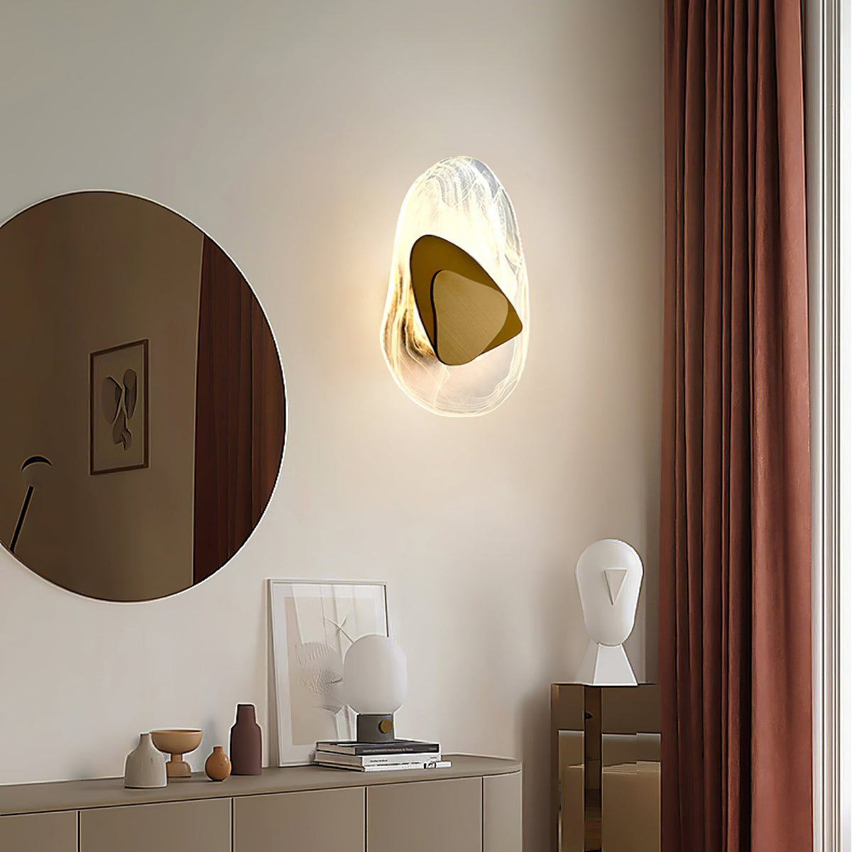 Modern LED Wall Sconce Lighting with Adjustable Color Temperature | Stylish Fixture for Ambient Illumination