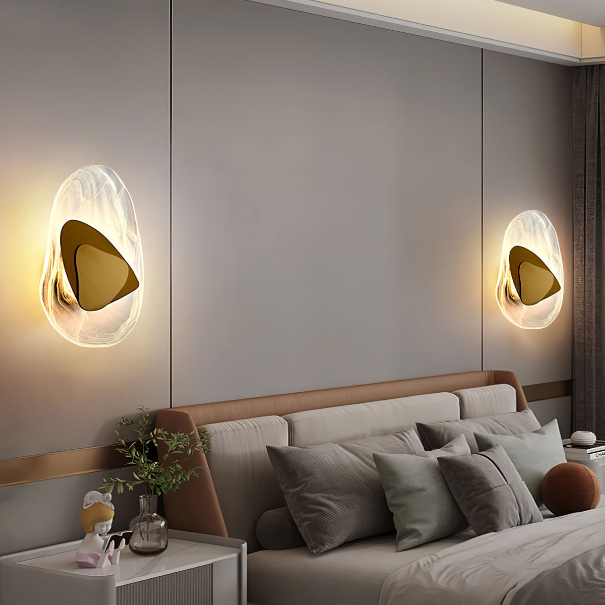 Modern LED Wall Sconce Lighting with Adjustable Color Temperature | Stylish Fixture for Ambient Illumination